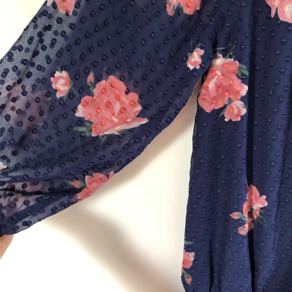 Joie silk off shoulder floral mini dress  Sz Small - Picture 3 of 6